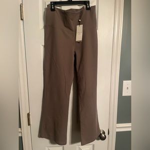 Dark grey (taupe) Calia cropped flare.  Size L